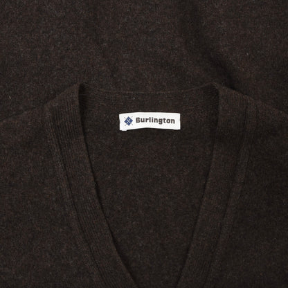 Burlington Wool Cardigan /Sweater Size 50 Chest ca. 54cm - Brown