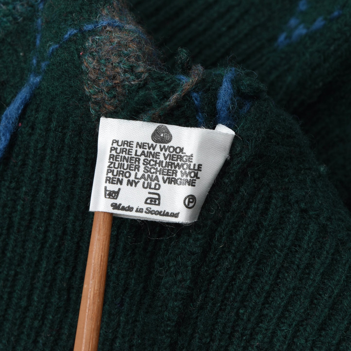 Peter Scott Wool Sweater Size UK40 - Argyle