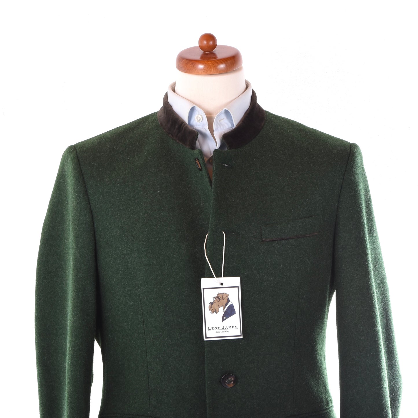 Manufaktur Grasegger Wolljanker/Jacke Größe 50 ca. 53,5 cm – Grün