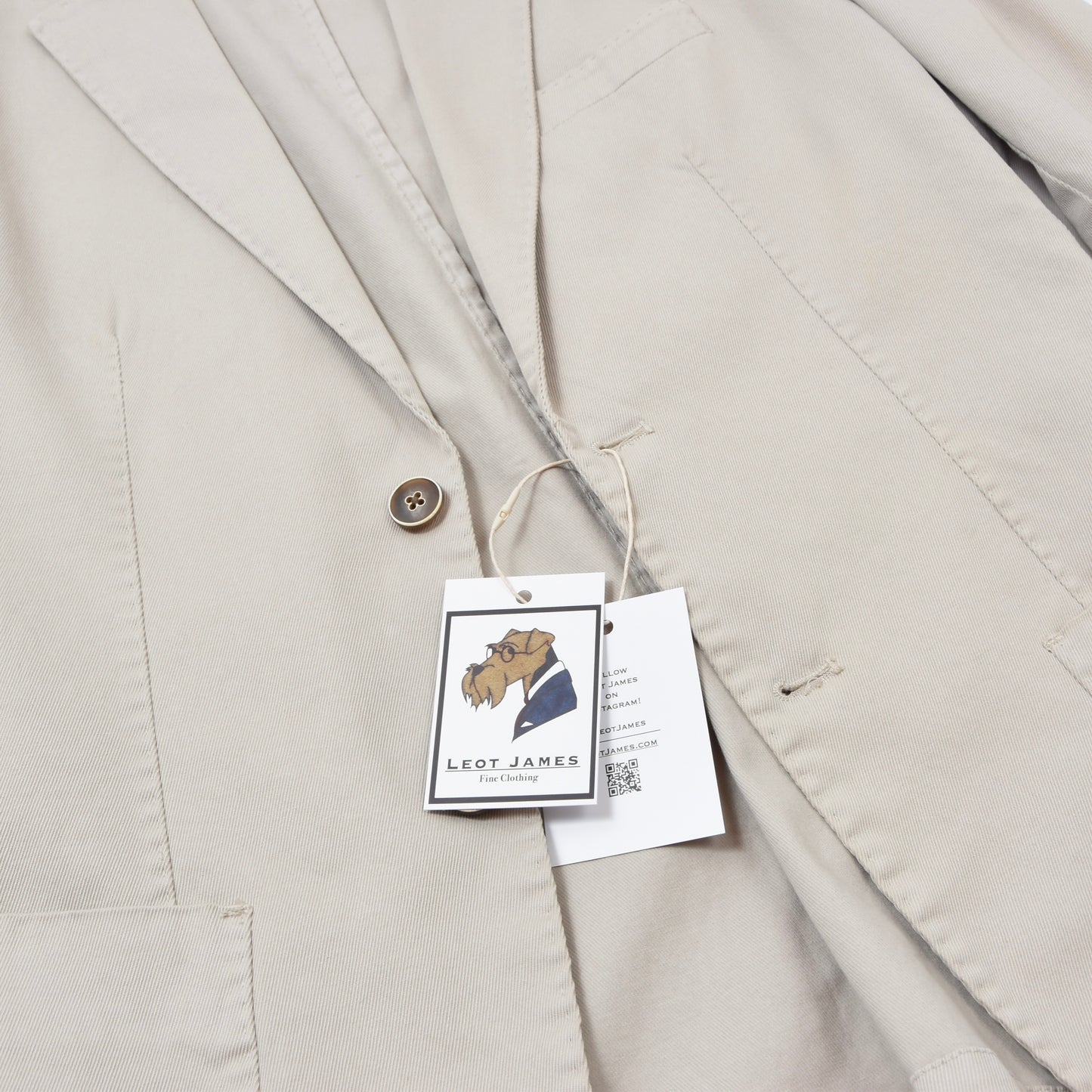 Gutteridge Cotton Jacket Size 46 ca. 48cm - Beige