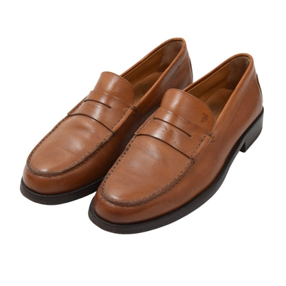 Tod's Leather Loafers Size 9 - Tan