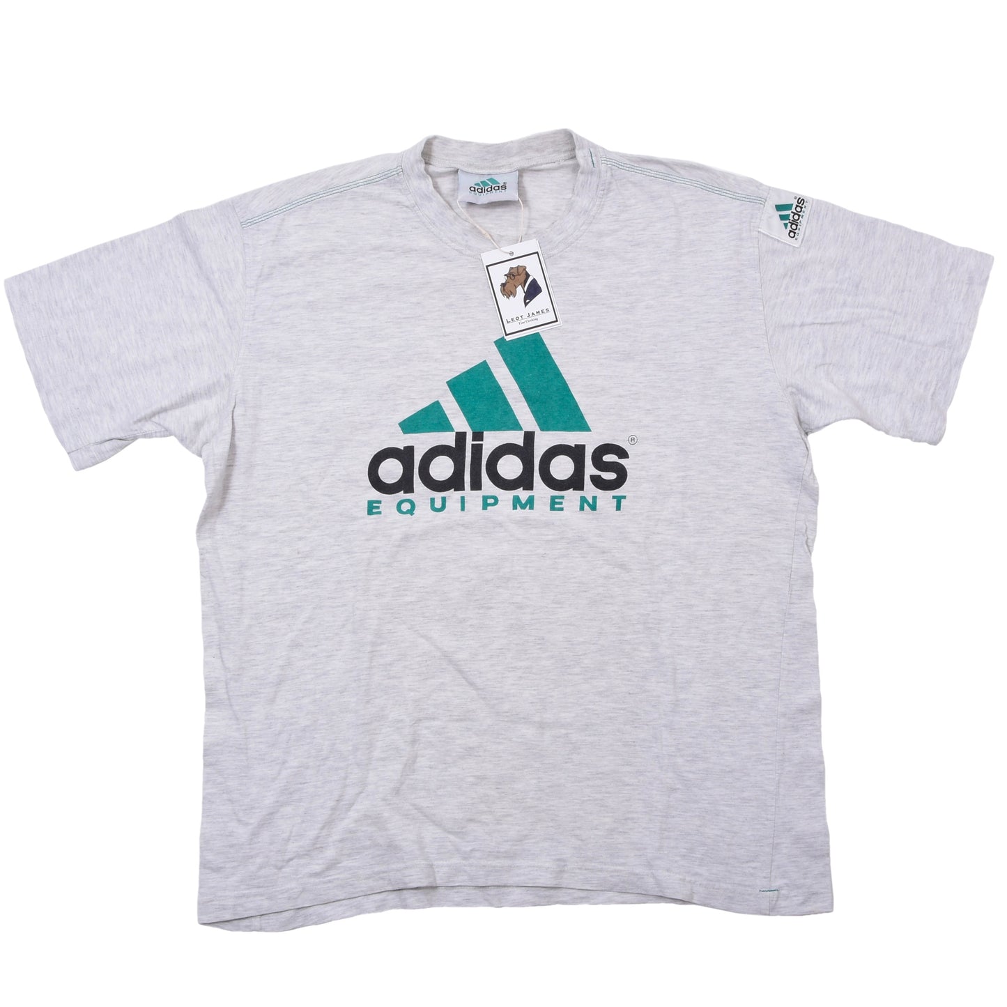 Vintage Adidas Equipment T-Shirt Größe D8 ca. 60cm - Heather Grey