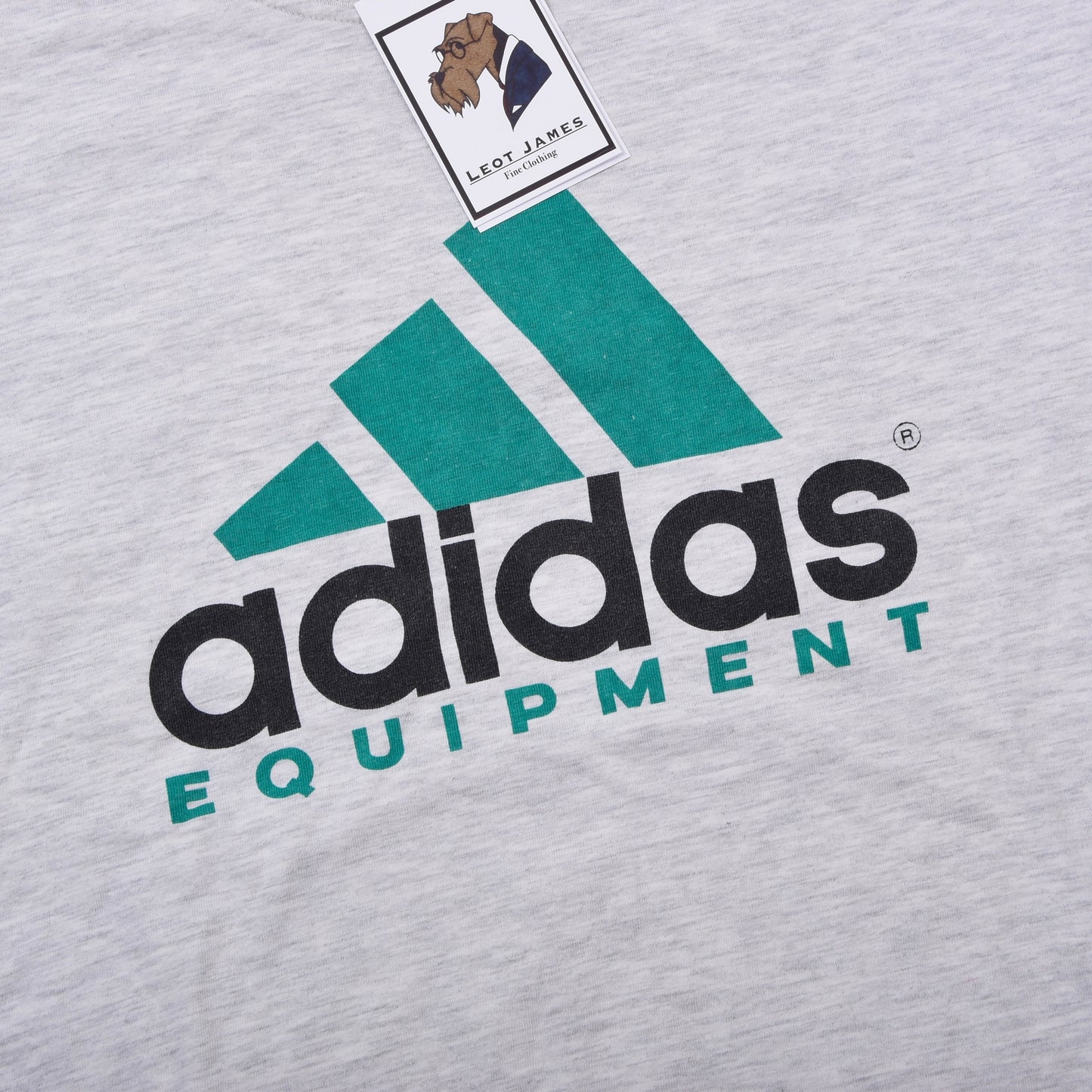 Vintage Adidas Equipment T-Shirt Größe D8 ca. 60cm - Heather Grey