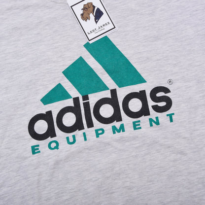 Vintage Adidas Equipment T-Shirt Größe D8 ca. 60cm - Heather Grey