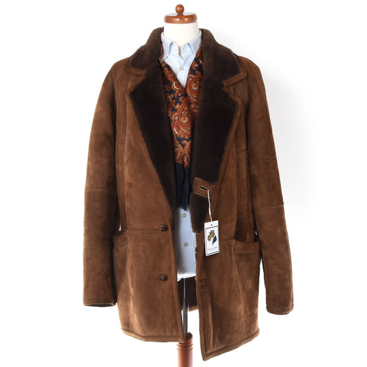 Shearling Original Coat Size 54 - Brown