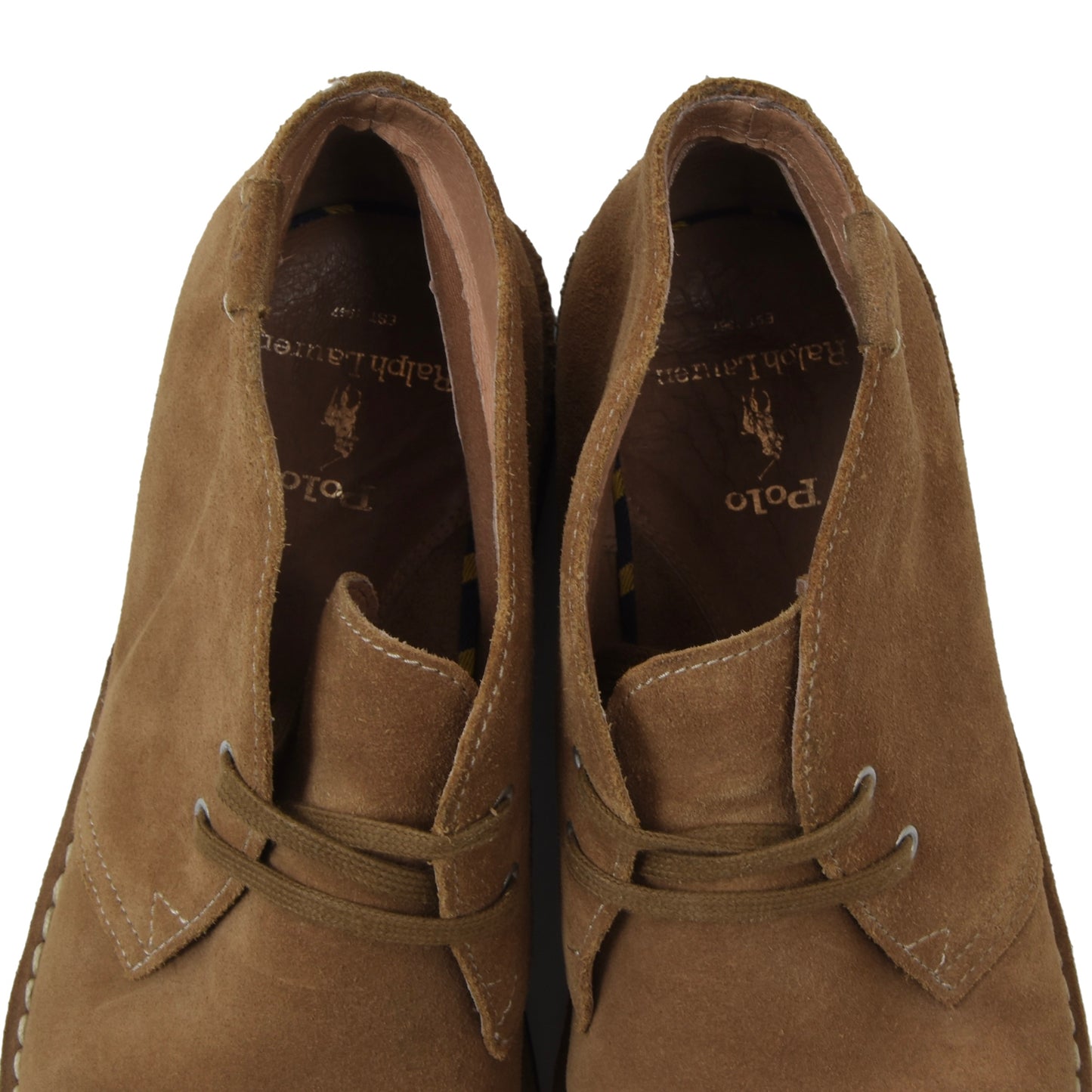 Polo Ralph Lauren Suede Talan Chukka Boots Size EUR 44/US11/UK 10 - Tan