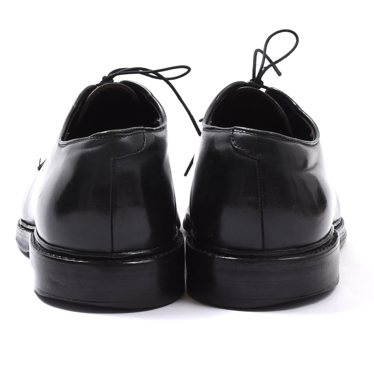 Allen Edmonds Leeds Shell Cordovan Shoes Size 9 1/2 EE - Black