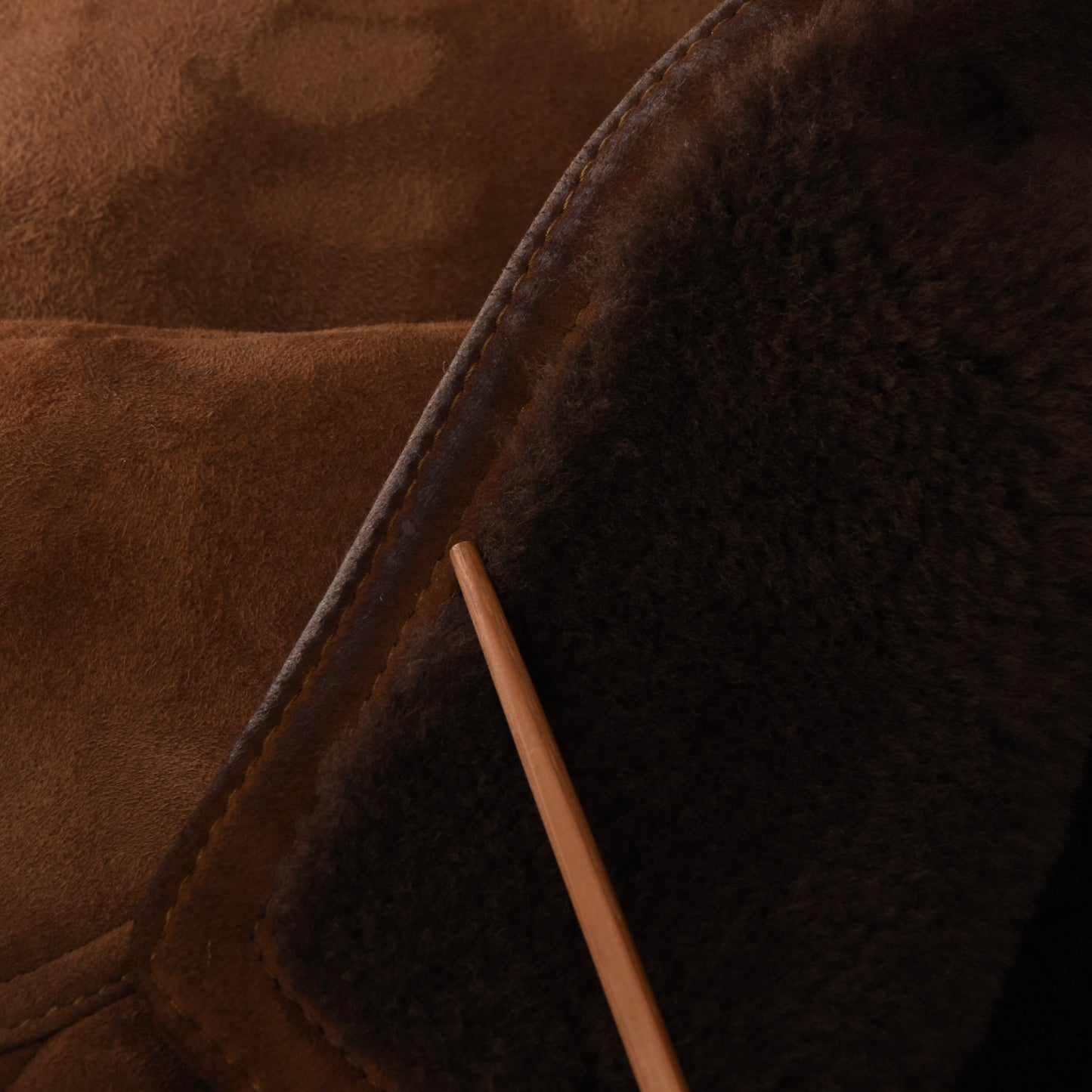 Shearling Original Coat Size 54 - Brown