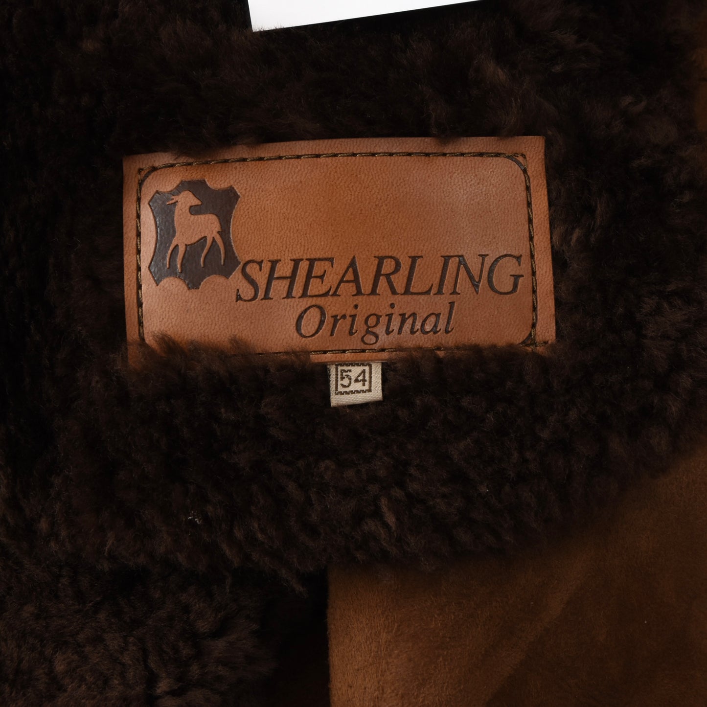 Shearling Original Coat Size 54 - Brown