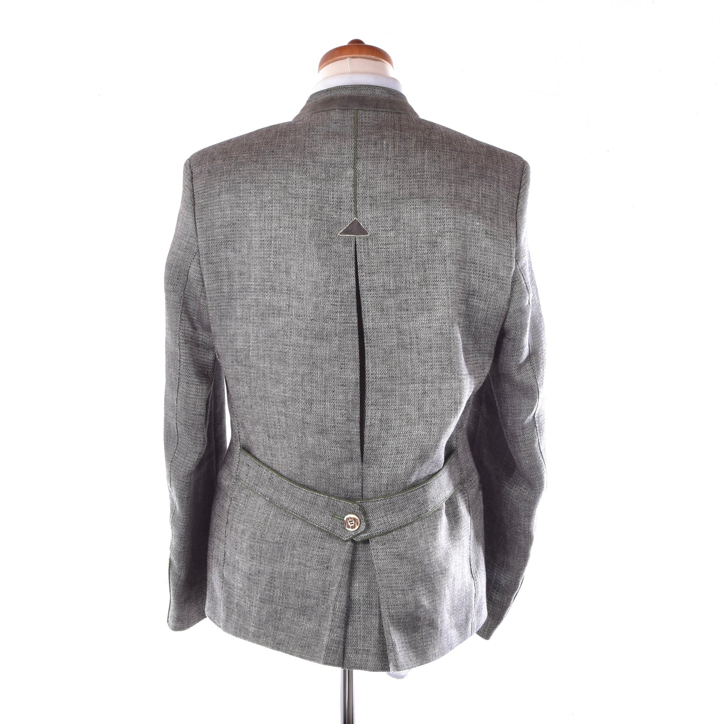 Klampfl Kleidet Leinen Janker/Jacke Größe 48 ca. 51 cm – Grau