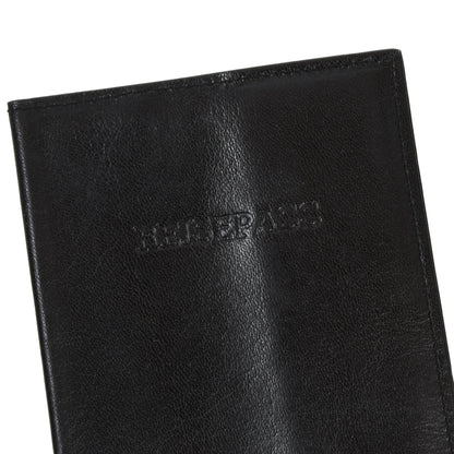 2x Leather Passport Cases/Wallets - Black