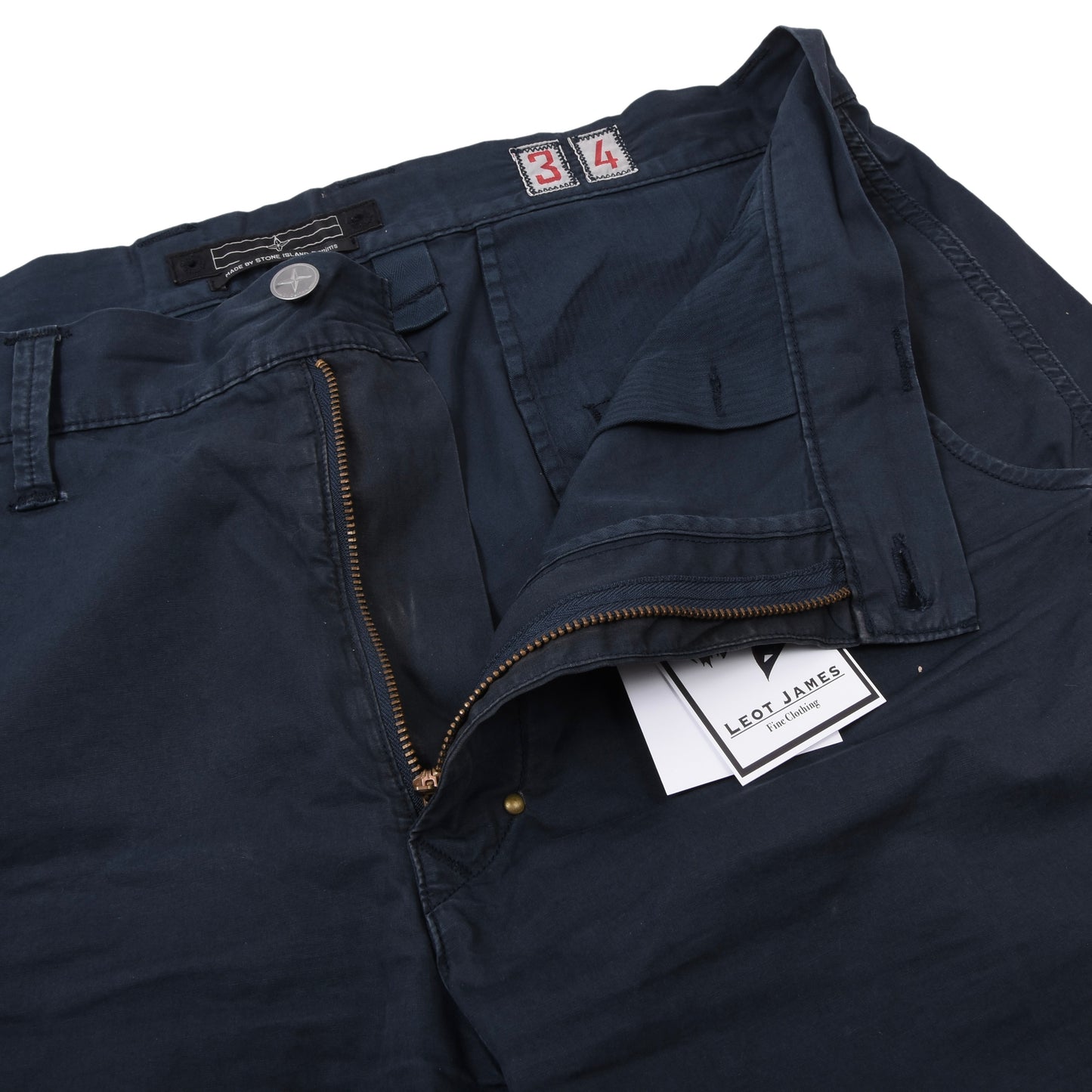 Stone Island Denims SS2008 Cotton Shorts Size W34 - Navy