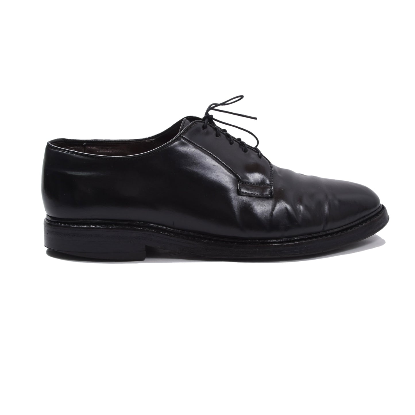 Allen Edmonds Leeds Shell Cordovan Shoes Size 9 1/2 EE - Black
