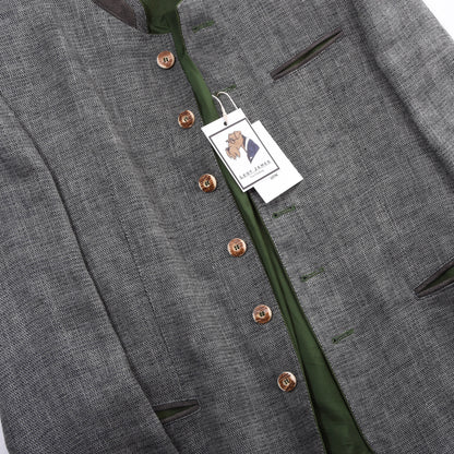 Klampfl Kleidet Leinen Janker/Jacke Größe 48 ca. 51 cm – Grau