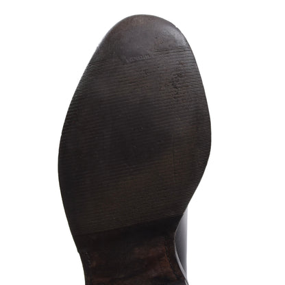 Allen Edmonds Leeds Shell Cordovan Shoes Size 9 1/2 EE - Black