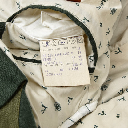 Habsburg Linen Janker/Jacket Size 54 ca. 62cm - Green