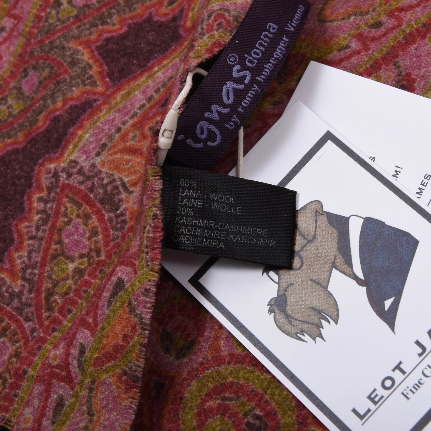 Ignas x Romy Hubegger Woll-Kaschmir-Schal, ca. 166 cm – Paisley