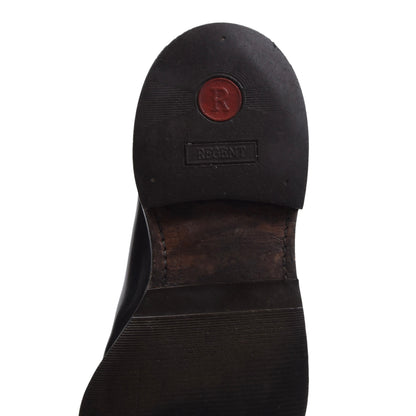 Allen Edmonds Leeds Shell Cordovan Shoes Size 9 1/2 EE - Black