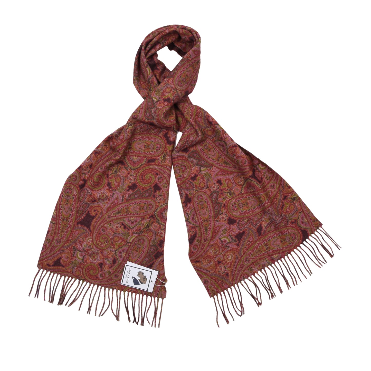 Ignas x Romy Hubegger Woll-Kaschmir-Schal, ca. 166 cm – Paisley