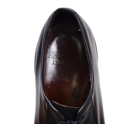 Allen Edmonds Leeds Shell Cordovan Shoes Size 9 1/2 EE - Black