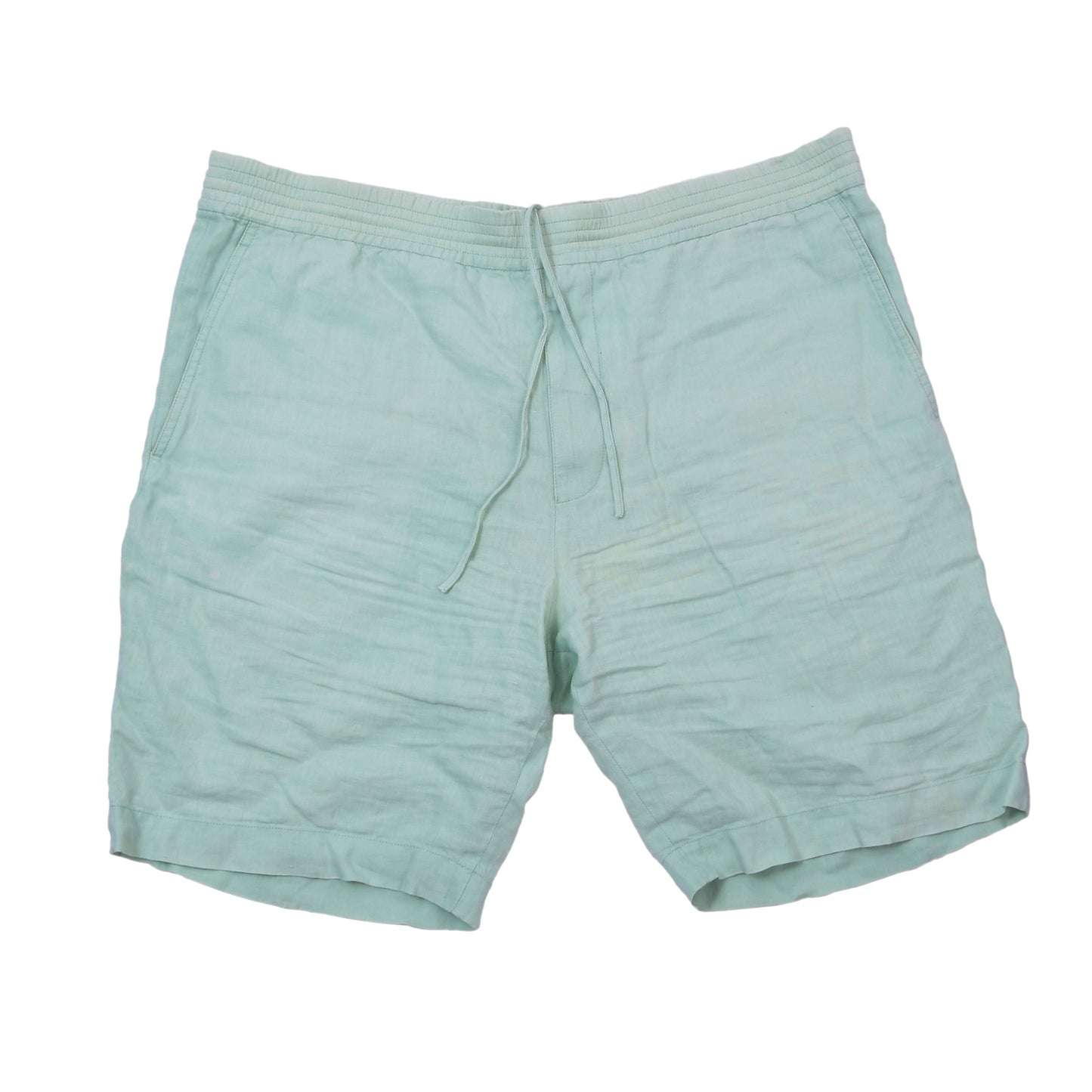 Hermès Paris Linen Shorts Size W42 - Seafoam Green