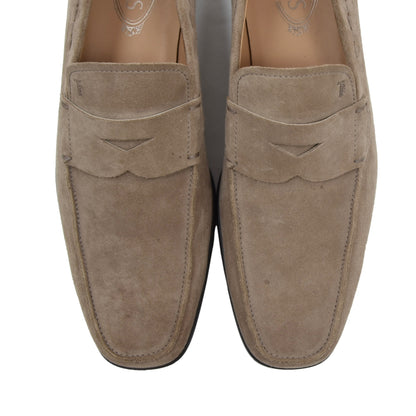 Tod's Suede Loafers/Shoes Size 9 - Sand/Beige