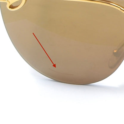 NOS Derapage Collections LS C06 Mirrored Sunglasses - Gold