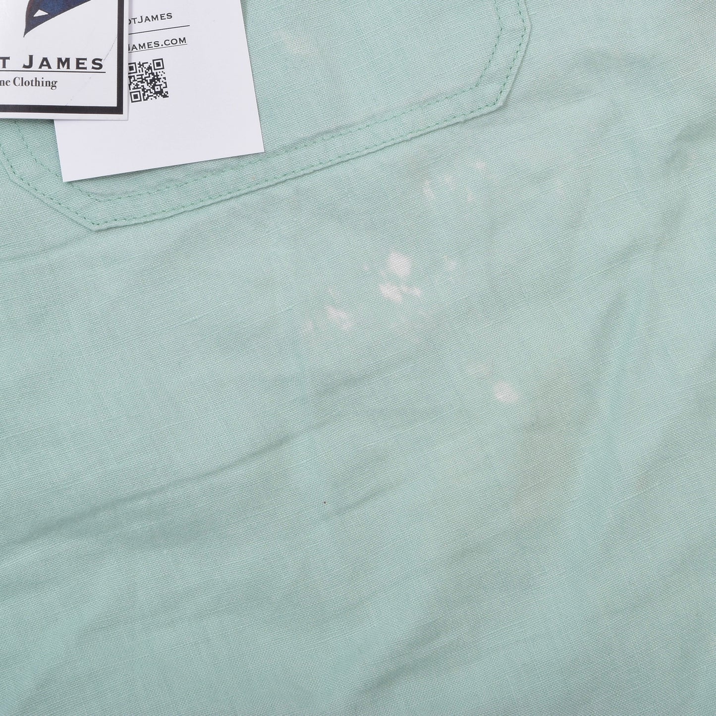 Hermès Paris Linen Shorts Size W42 - Seafoam Green