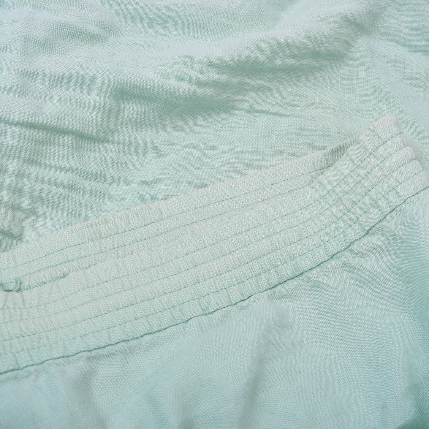 Hermès Paris Linen Shorts Size W42 - Seafoam Green