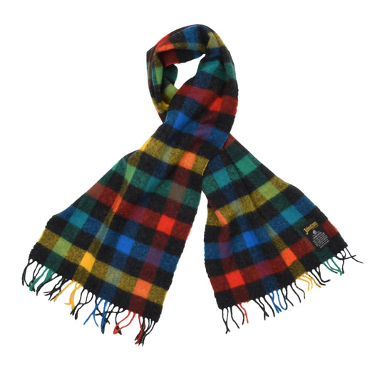 Johnstons of Elgin 100% Wool Scarf ca. 134cm - Plaid