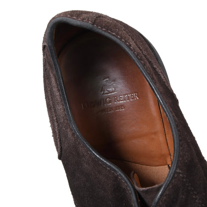 Ludwig Reiter Suede Split Toe Norweger Shoes Size  8 1/2 - Brown