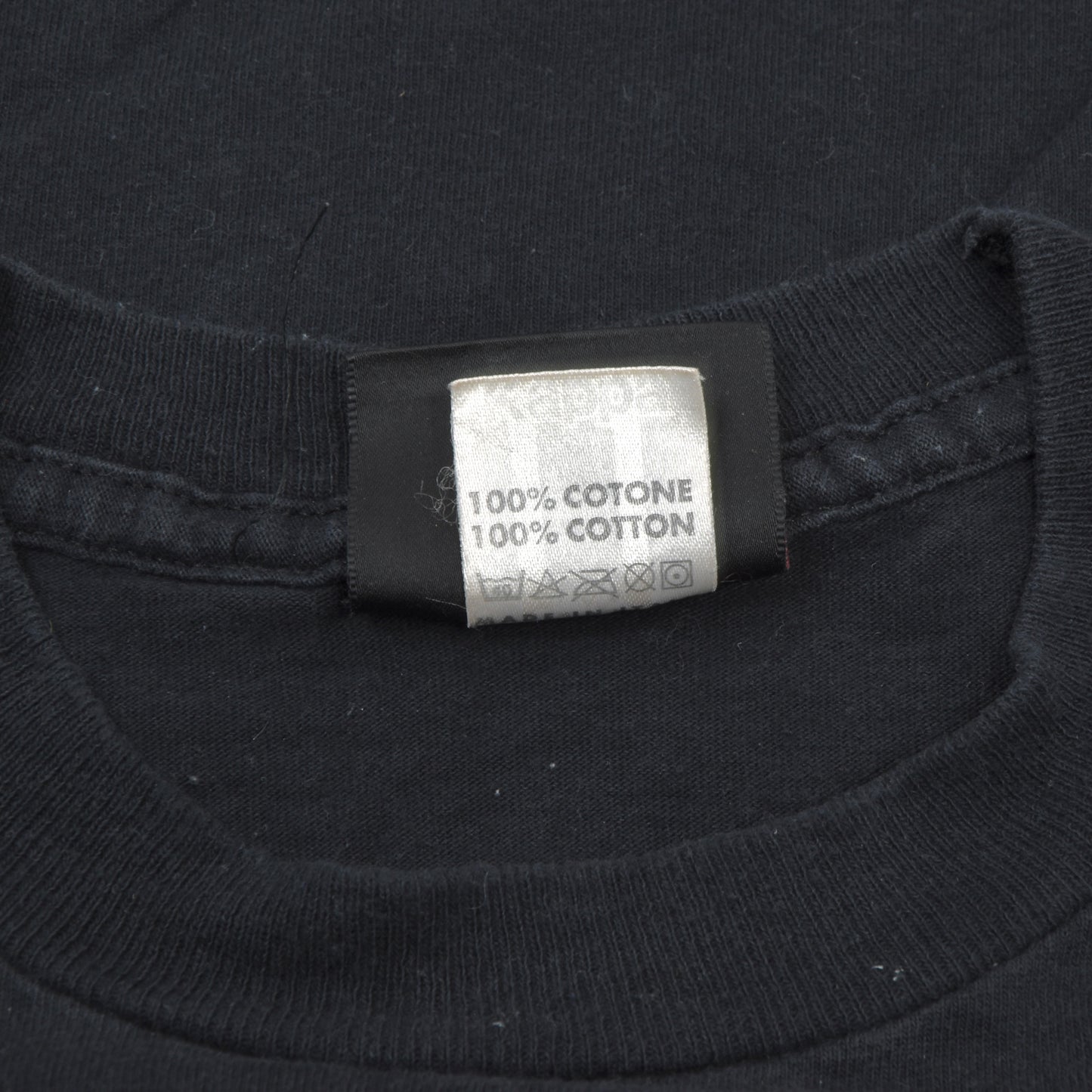 1997 Juventus x Kappa T-Shirt mit Unterschriften Größe XL - Schwarz