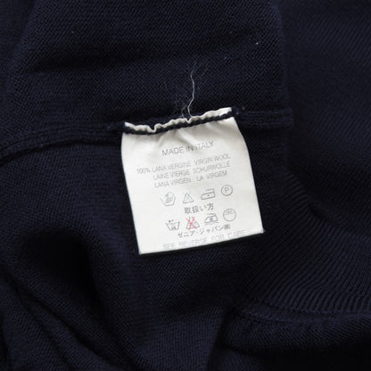 Ermenegildo Zegna 100% Wool Sweater Size L Chest ca. 59cm - Navy Blue