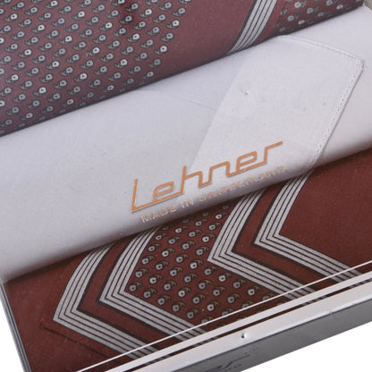 NOS Lehner Switzerland Handkerchief/Pocket Square Set of 3