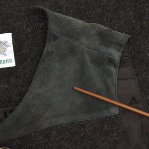 Amann Wool & Leather Vest/Trachtengilet Size 54
