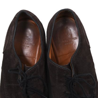 Ludwig Reiter Suede Split Toe Norweger Shoes Size  8 1/2 - Brown