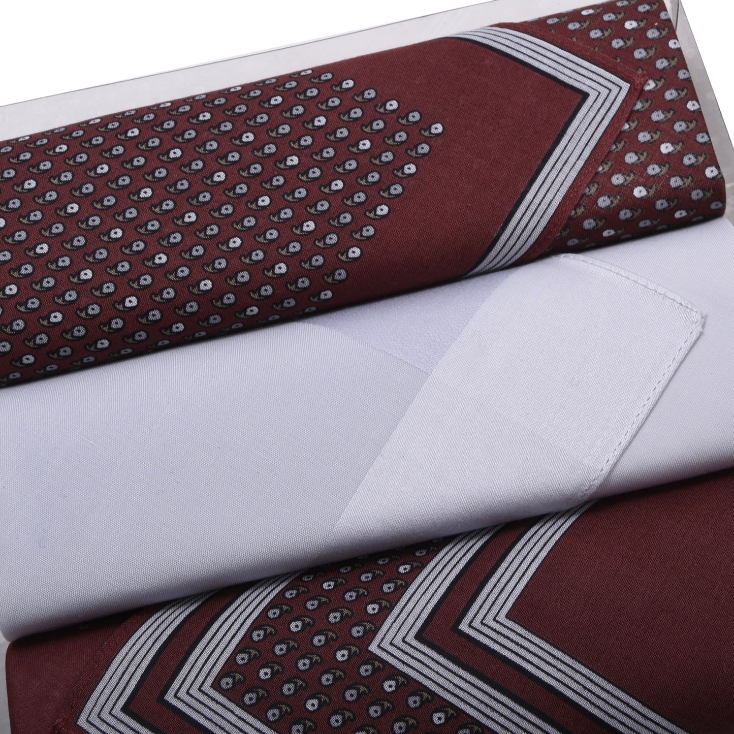 NOS Lehner Switzerland Handkerchief/Pocket Square Set of 3