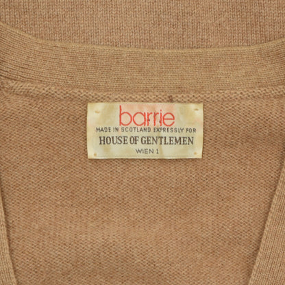 Vintage Barrie 100% Camel Hair Cardigan Sweater Size 38" - Tan