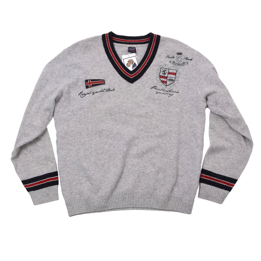 Paul &amp; Shark Yachting Wollpullover Größe XL Brust ca. 58cm - Grau