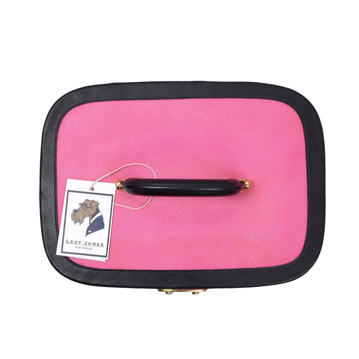 Prada Milano Beauty Case/Kulturbeutel aus Saffiano-Leder – Rosa