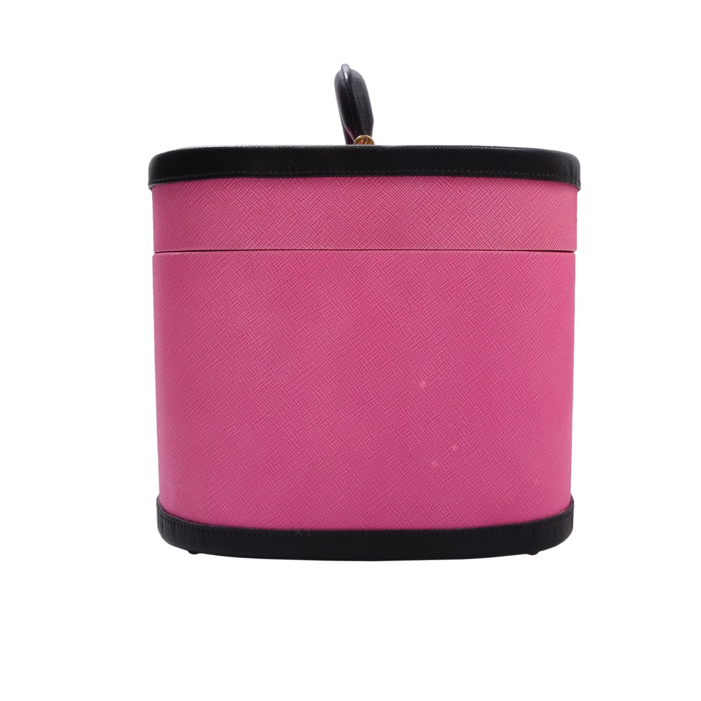 Prada Milano Beauty Case/Kulturbeutel aus Saffiano-Leder – Rosa