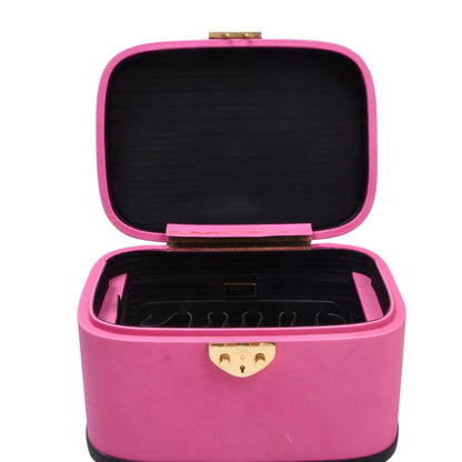 Prada Milano Beauty Case/Kulturbeutel aus Saffiano-Leder – Rosa