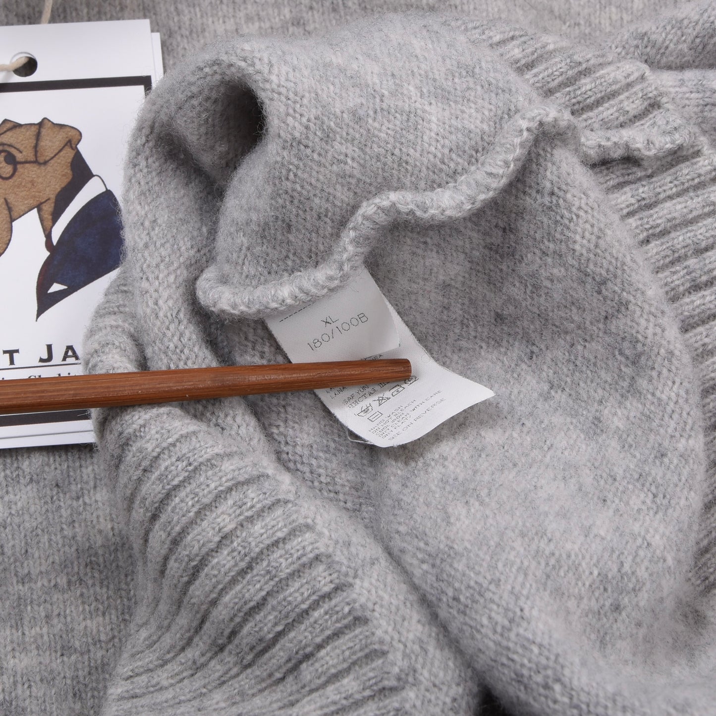 Paul & Shark Yachting Wool Sweater Size XL Chest ca. 58cm - Grey