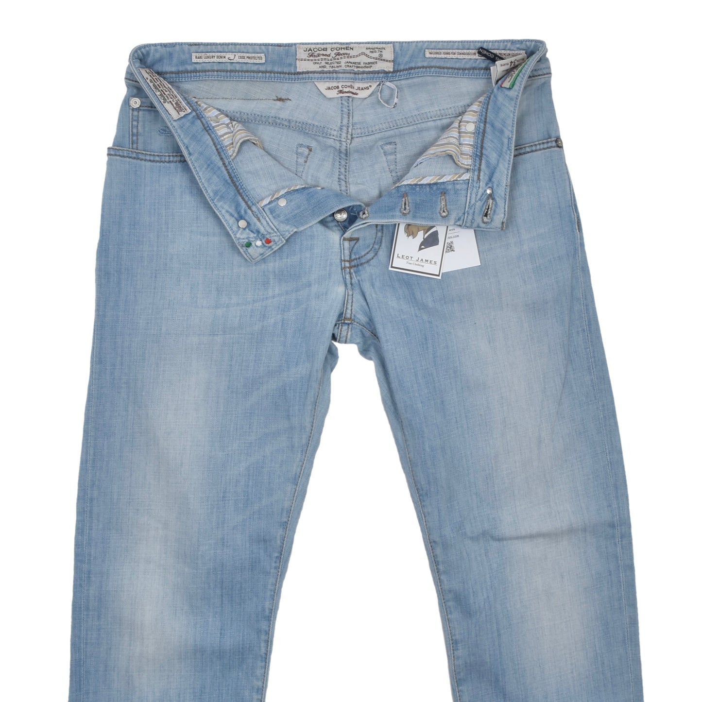 Jacob Cohën Jeans Size 34 Type J628 Comfort - Light Wash