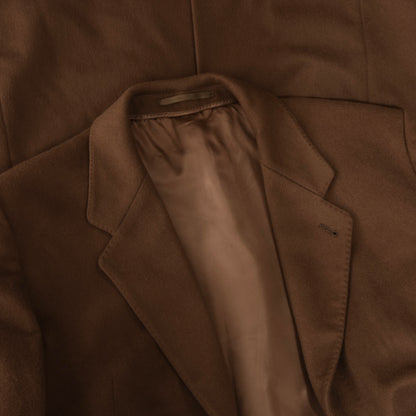 Classic 100% Wool Overcoat Size 25 Chest: 58.5cm - Caramel Brown