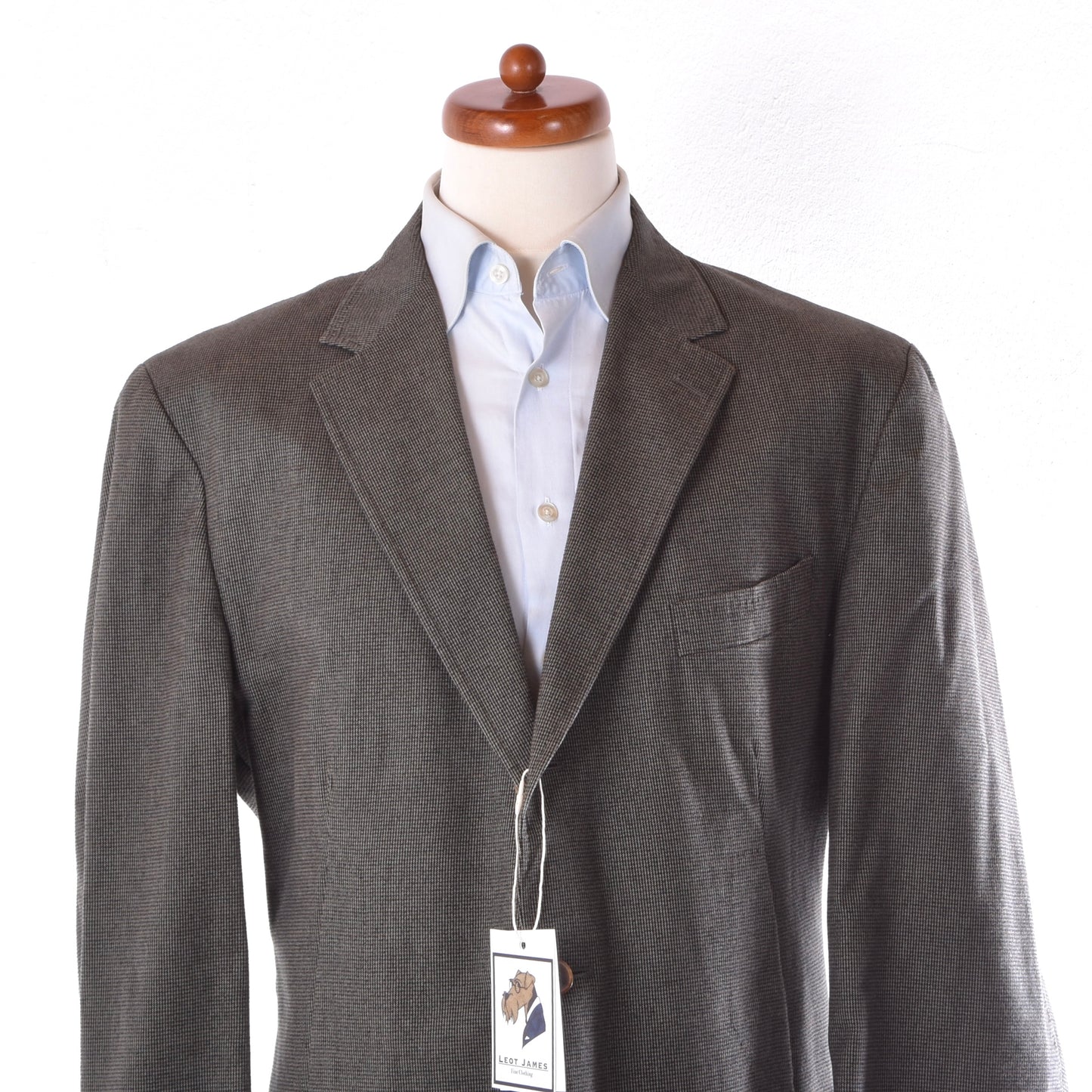 Massimo Dutti Cotton Jacket Size 56 ca. 60.5cm - Brown