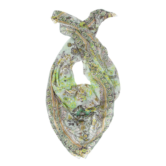 Etro Silk Scarf ca. 131cm - Floral