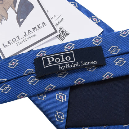 Polo Ralph Lauren Silk Tie ca. 144cm/10cm - Blue Diamonds