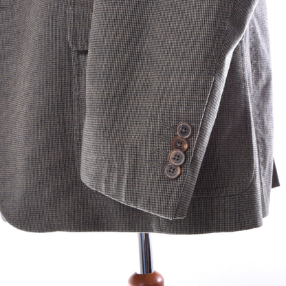 Massimo Dutti Cotton Jacket Size 56 ca. 60.5cm - Brown