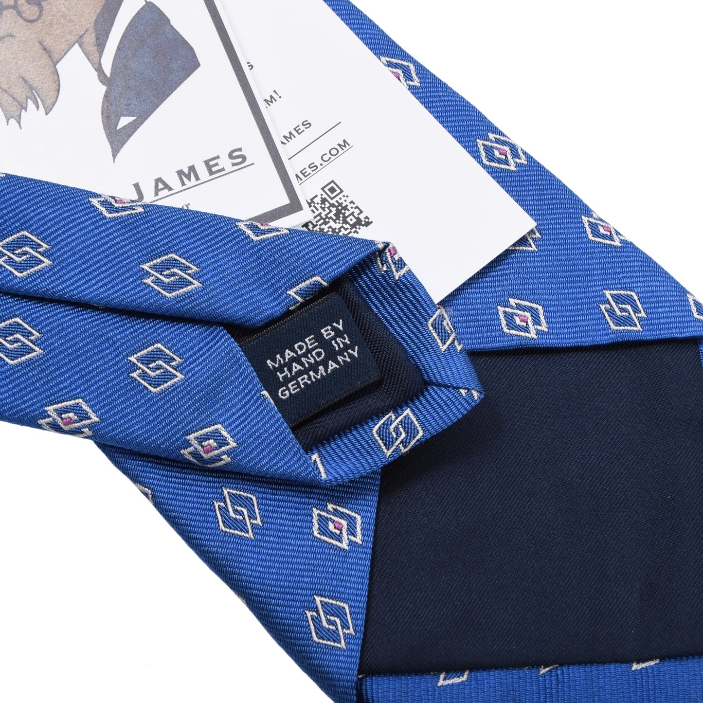 Polo Ralph Lauren Silk Tie ca. 144cm/10cm - Blue Diamonds